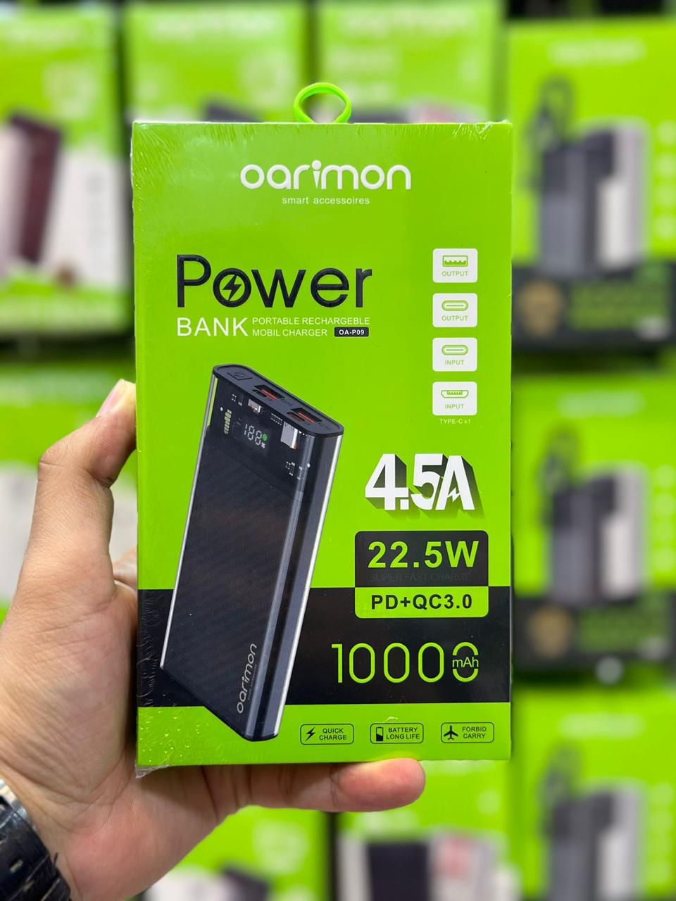 Oarimon Power Bank – Portable Rechargeable Mobile Charger