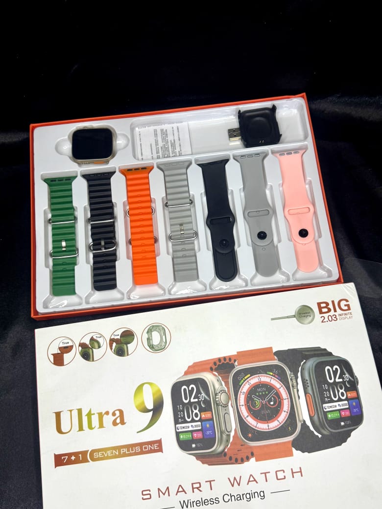 ULTRA 9 (7+1) – Smart Watch Gift Box