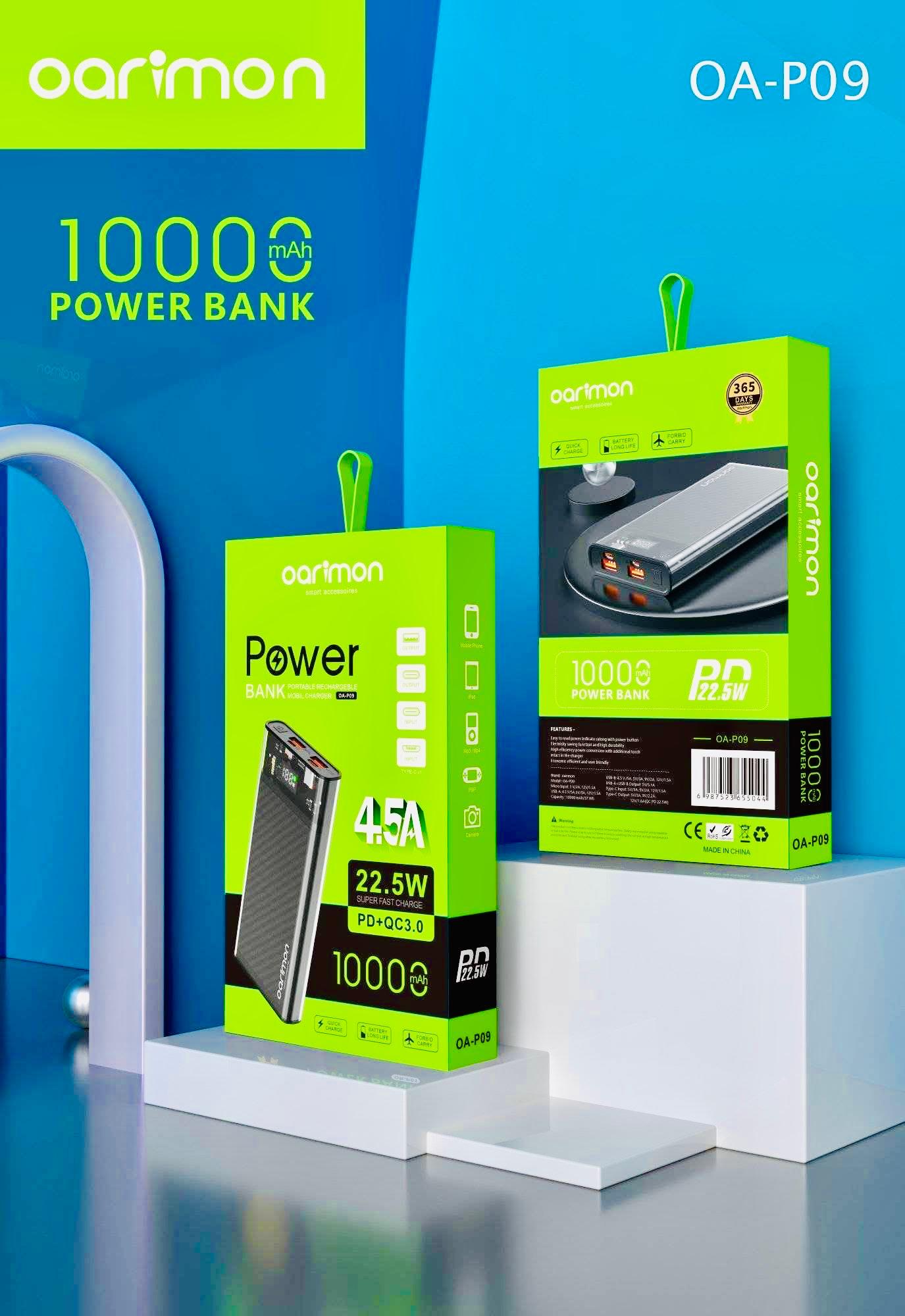 Oarimon Power Bank – Portable Rechargeable Mobile Charger